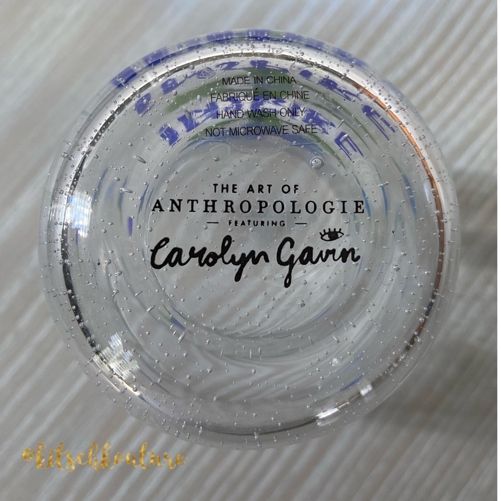 Anthropologie Carolyn Gavin Flourish Glass - Picture 9 of 9
